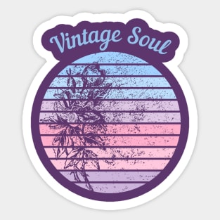 Vintage Soul-Flower Sticker